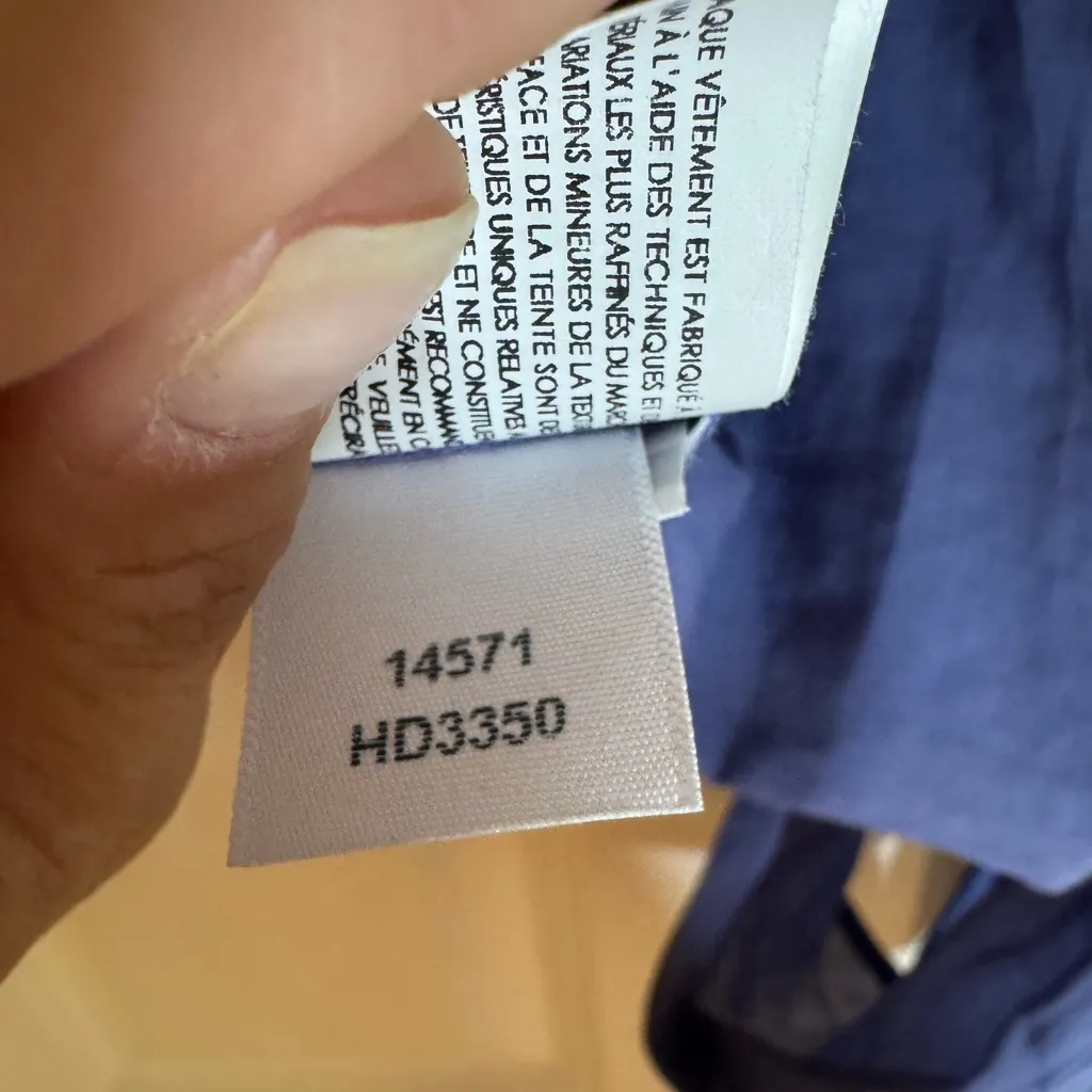 Enza Costa‎ Puff Sleeve Wrap Top, Vintage Blue, Small - Image 11