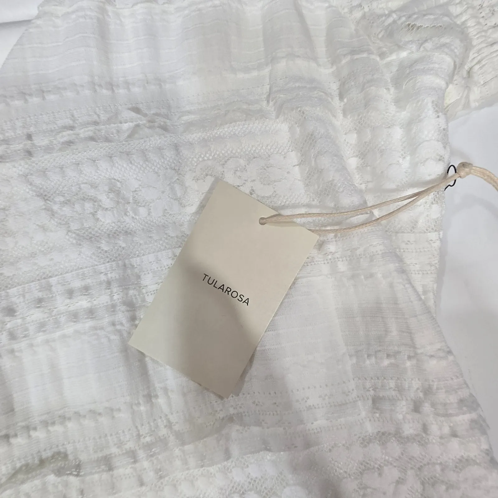 Tularosa Quinn Midi Dress in White XL - Image 6