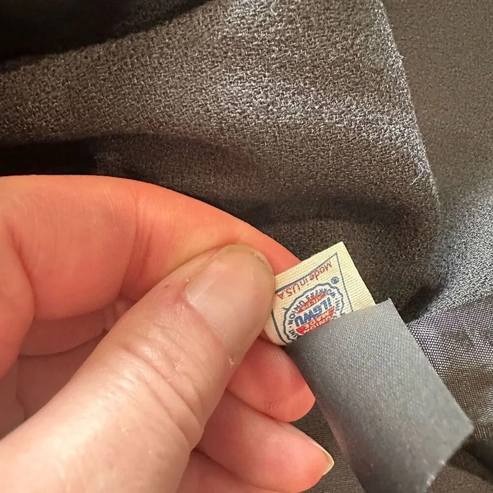 NWT Deadstock Vintage 80s Talbots Women's‎ Wool Two Button Blazer Black Size 16 - Image 10