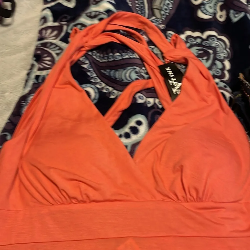 NWT Christine V Coral Maxi Dress Sz XL Pink - Image 6