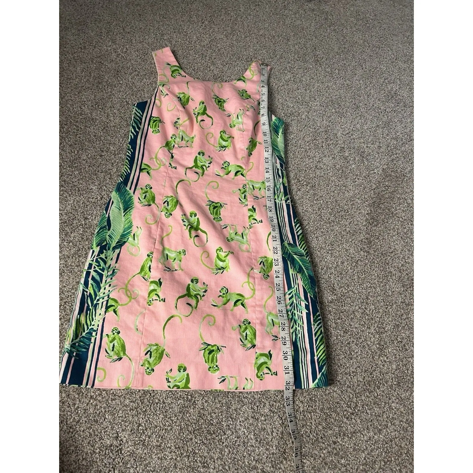 Lilly Pulitzer‎ Mila Stretch Shift Dress Monkey 0 - Image 8