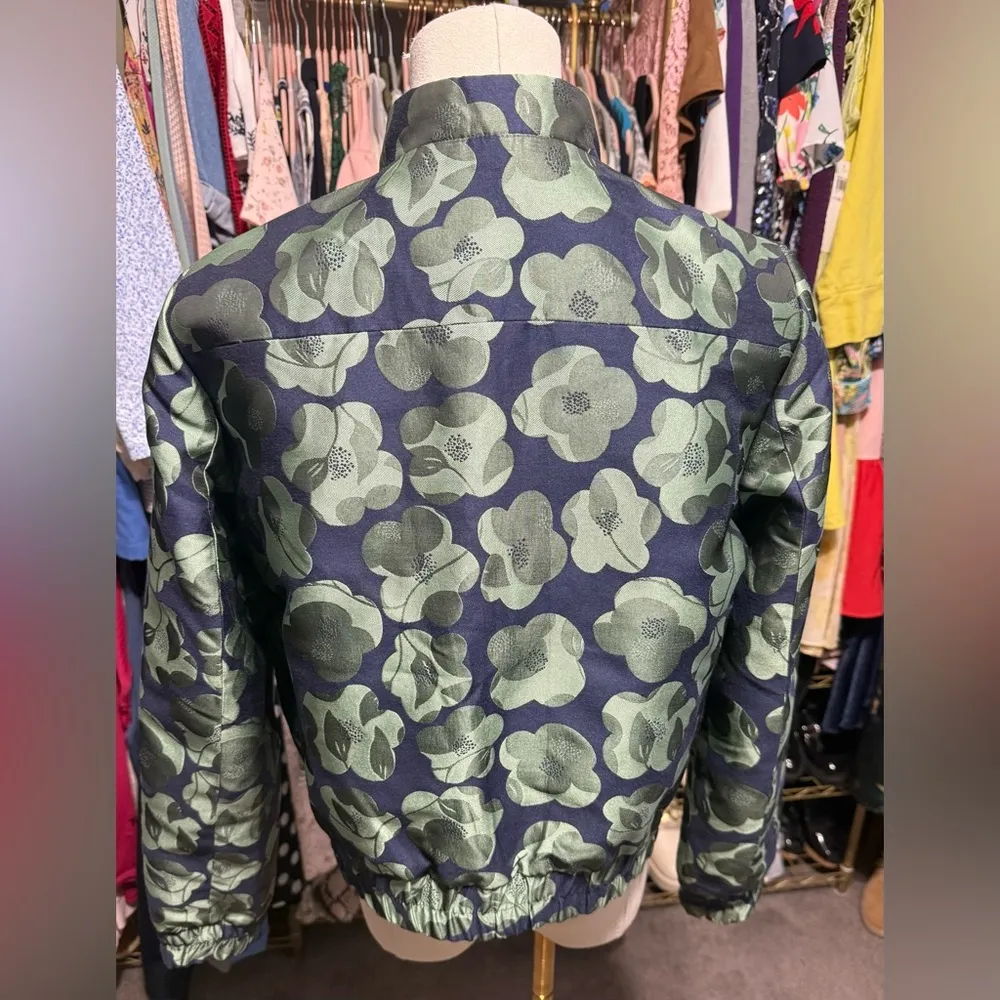 BANANA REPUBLIC FLORAL JACQUARD BOMBER - Image 5