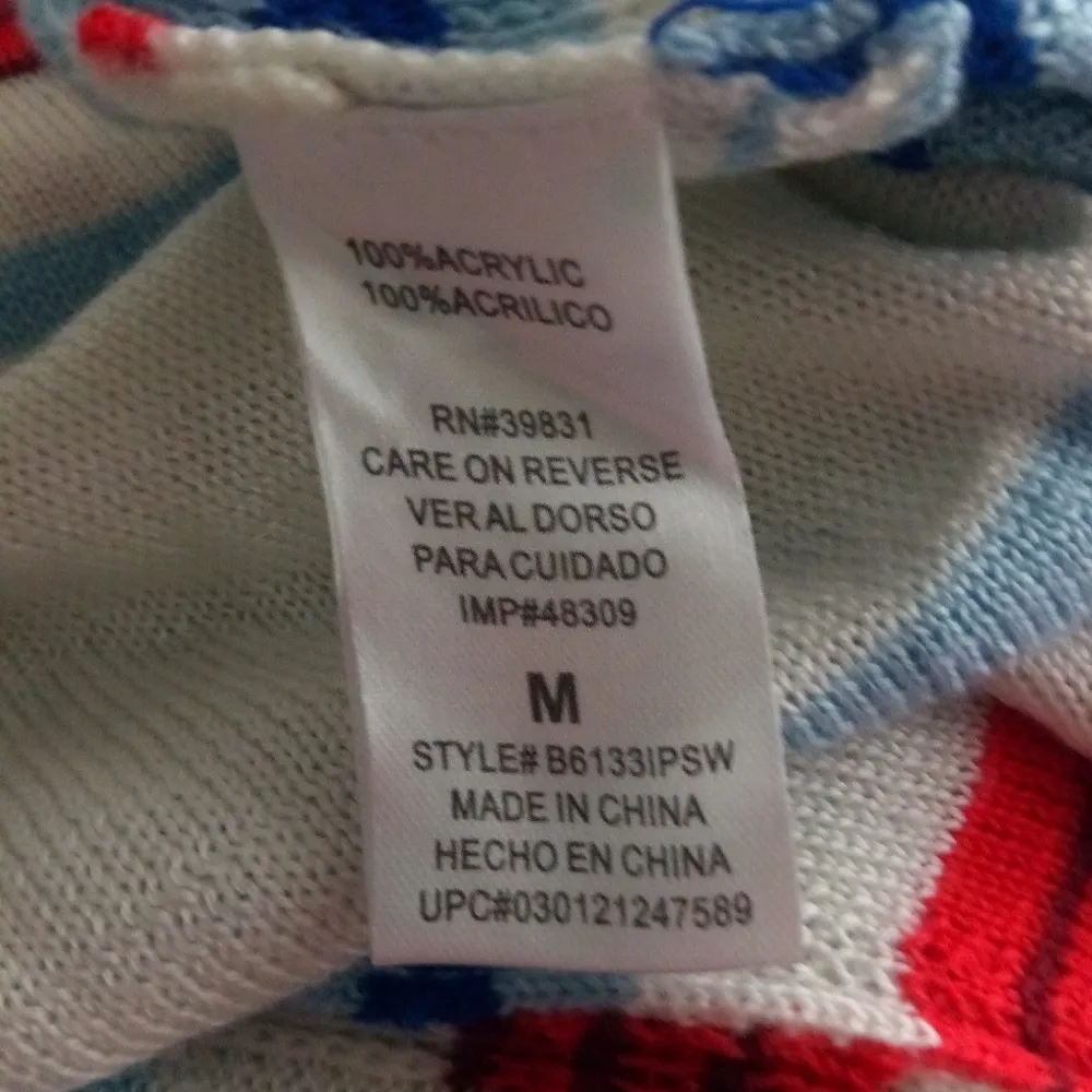 Democracy M Red White Blue Stripe Top - Image 4