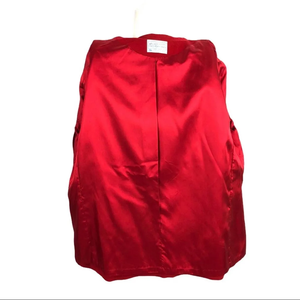 VTG Pendleton Red 100% Virgin Wool Blazer Button - Image 10