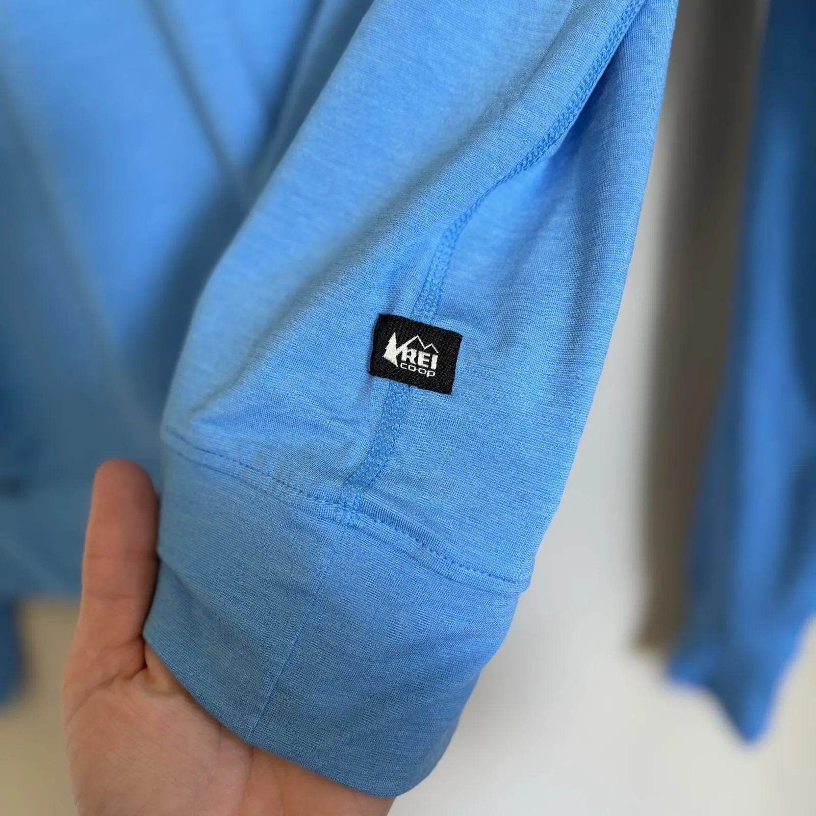 REI Coop Top Womens M Blue Active Pursuits Quarter - Image 6