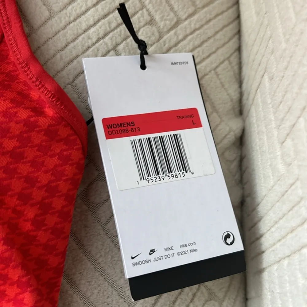 WOMEN'S Nike INDY BRA RED SPORT RUNNING TRAINING Padded DD1086-673 Size L - Image 5