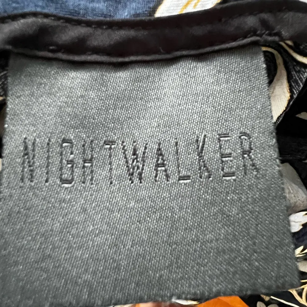 Nightwalker Ultra High Rise Floral Pants Navy & Yellow Size XS - Image 7