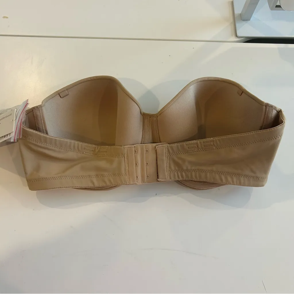 Dominique Bella Seamless Strapless Bra, Mocha, 38C Tan Size undefined - Image 7