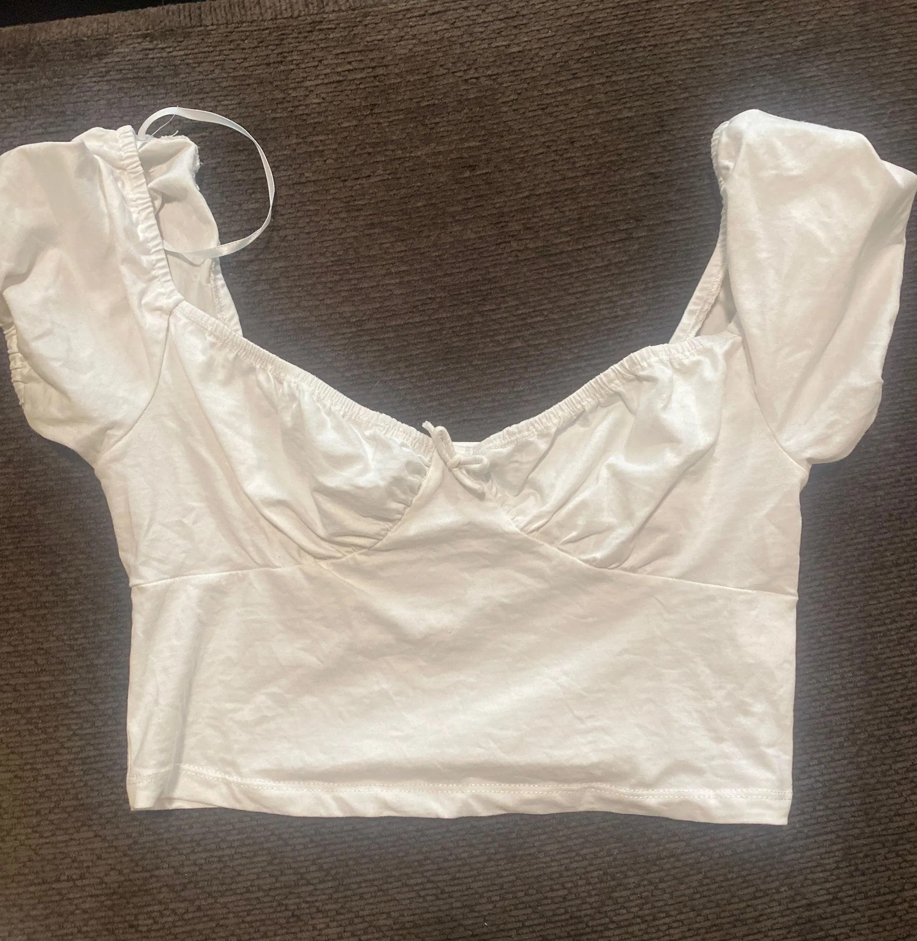 Princess Polly Kendall Crop Top White - Image 4