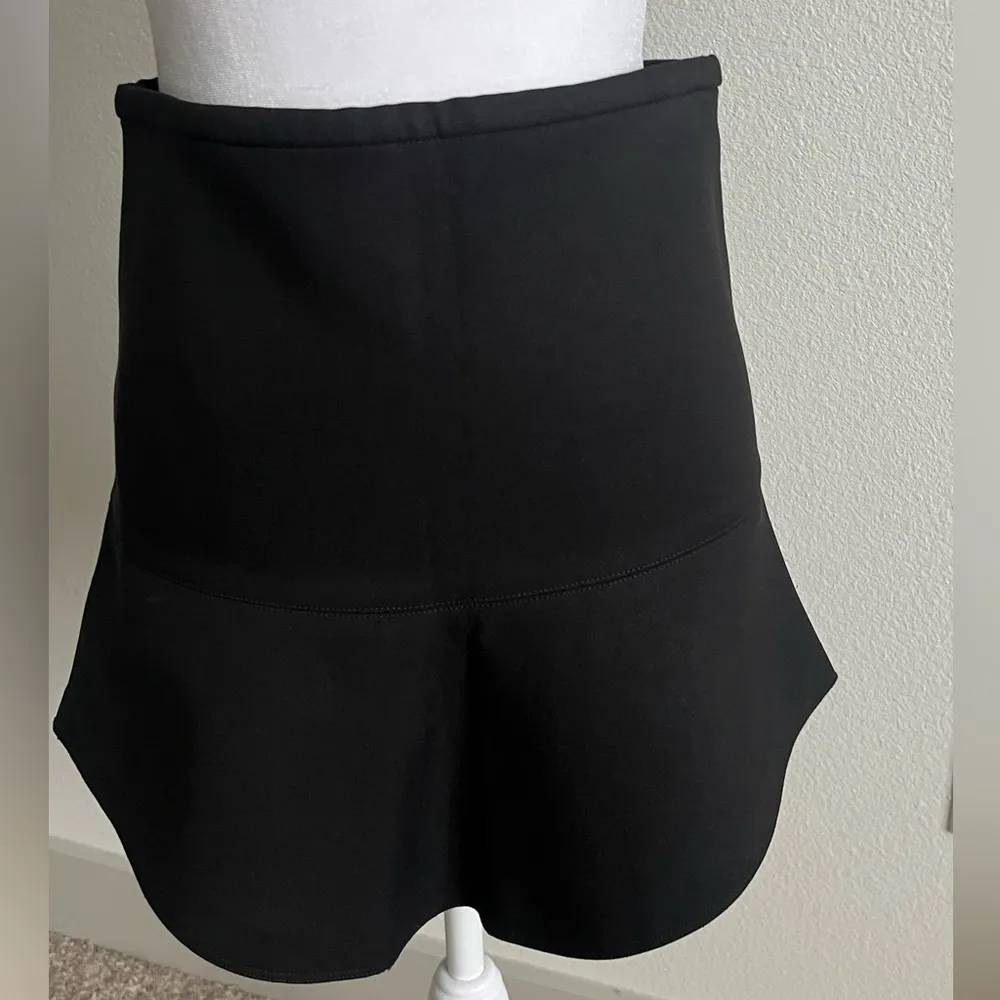 IRO Black Mini Skirt with Flared A-Line Design - Image 2