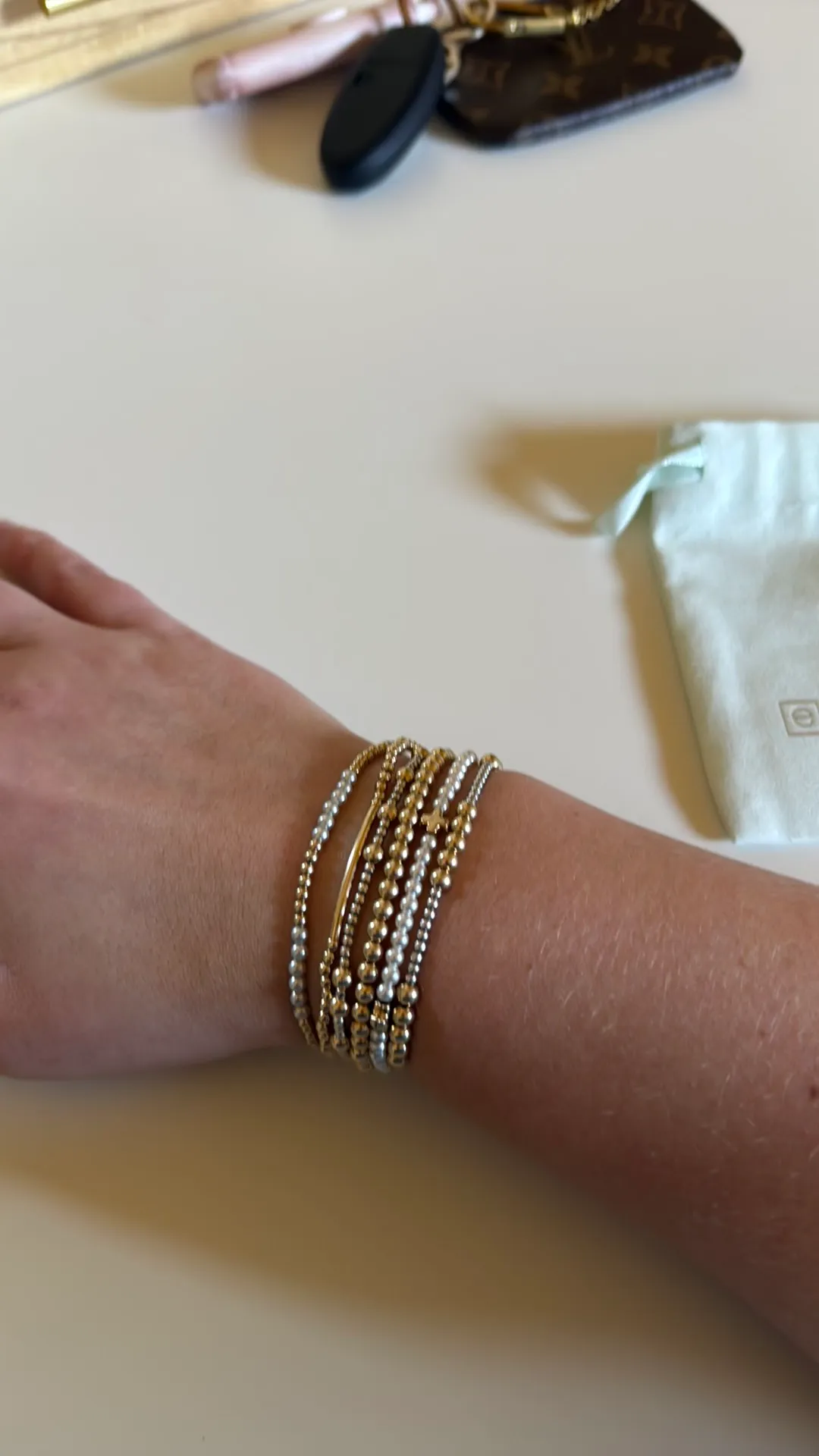 ENewton Bracelet Pearl Beaded - Image 4