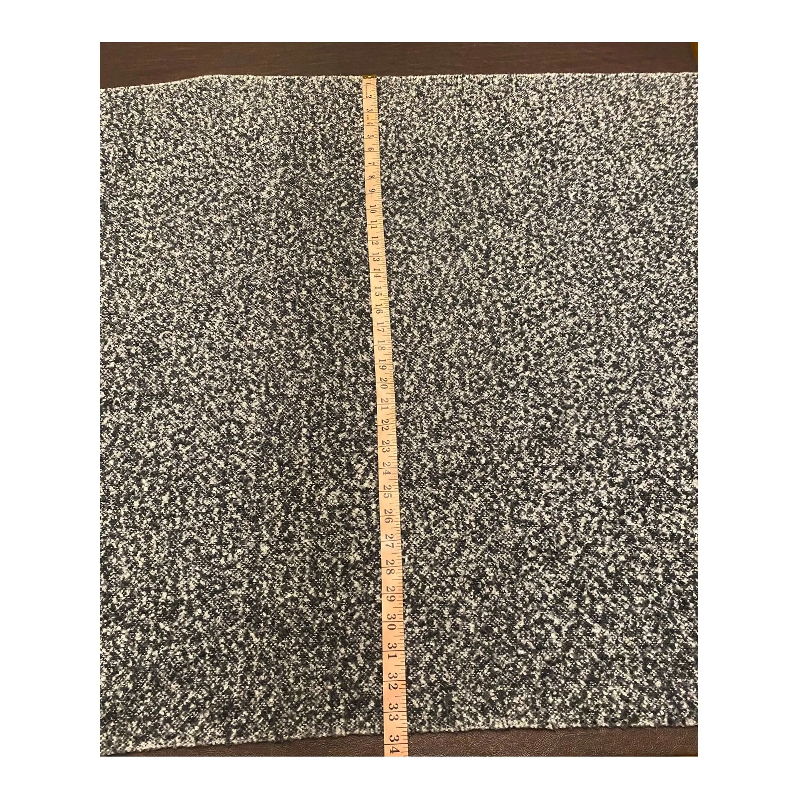 American Eagle Boucle Knit Fringe Wrap Shawl Blanket Scarf Gray Black O/S - Image 5