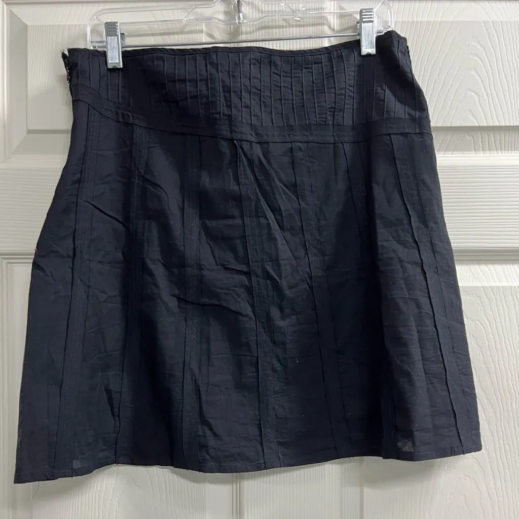 Akini Black Cotton Lined Skirt- Size 10 - EUC - Image 2