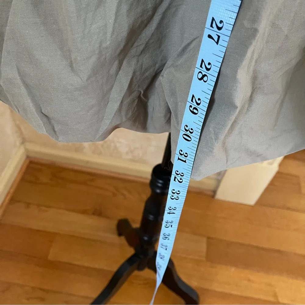 Say What NYC Cotton Black and Khaki Green mini Dress Bubble skirt Sz XL - Image 7