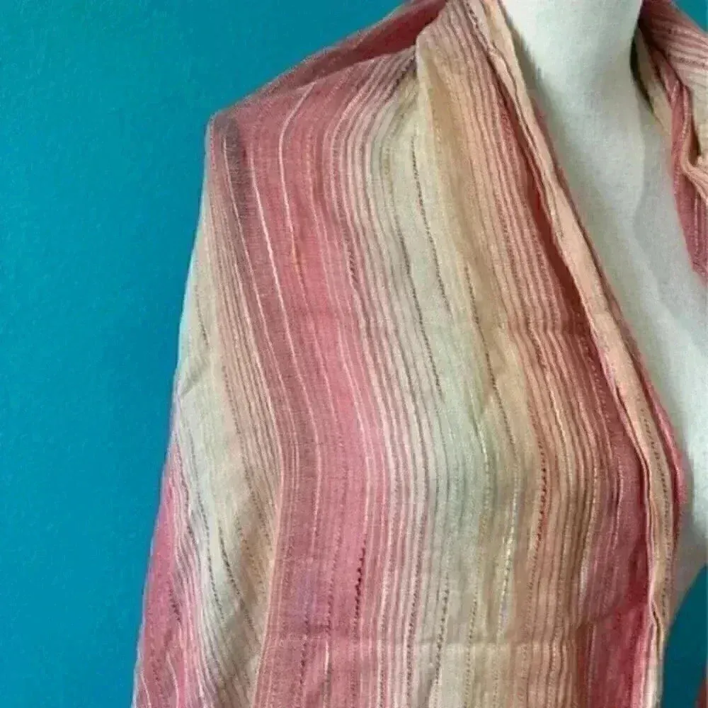 ⭐️ Thin colorful scarf Pink - Image 3