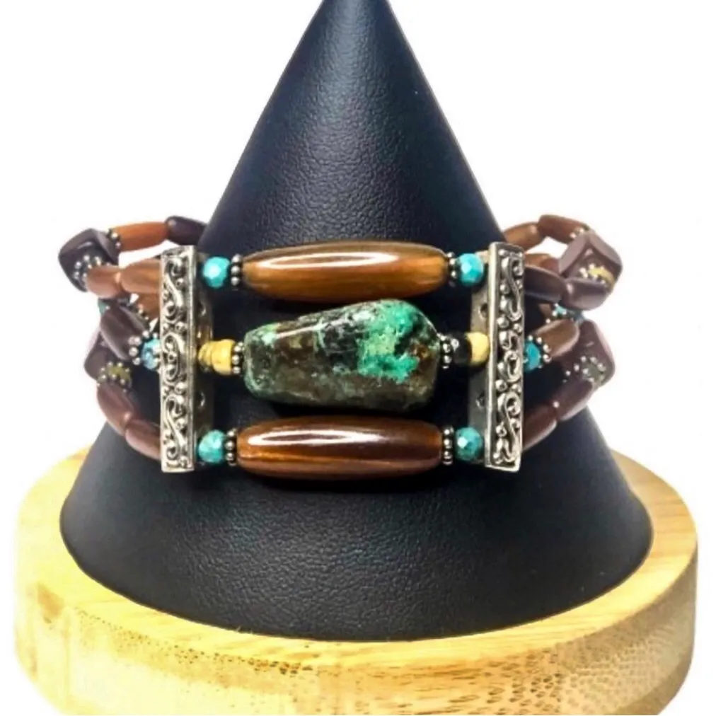 BARSE Turquoise Stone on Multi - Image 2