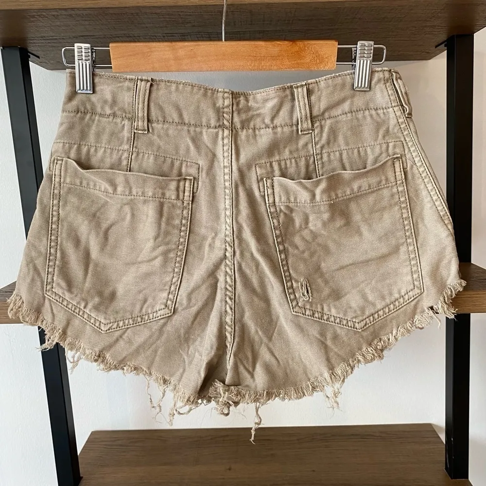 FREE PEOPLE Raw Patched Denim Short - Image 7