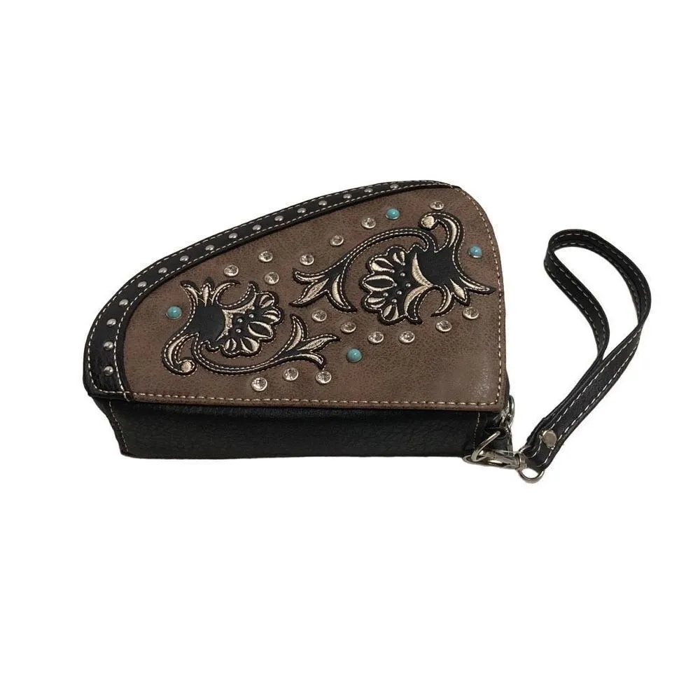 ‎Studded Holster Brown 6X3X7 Crossbody Brown - Image 2