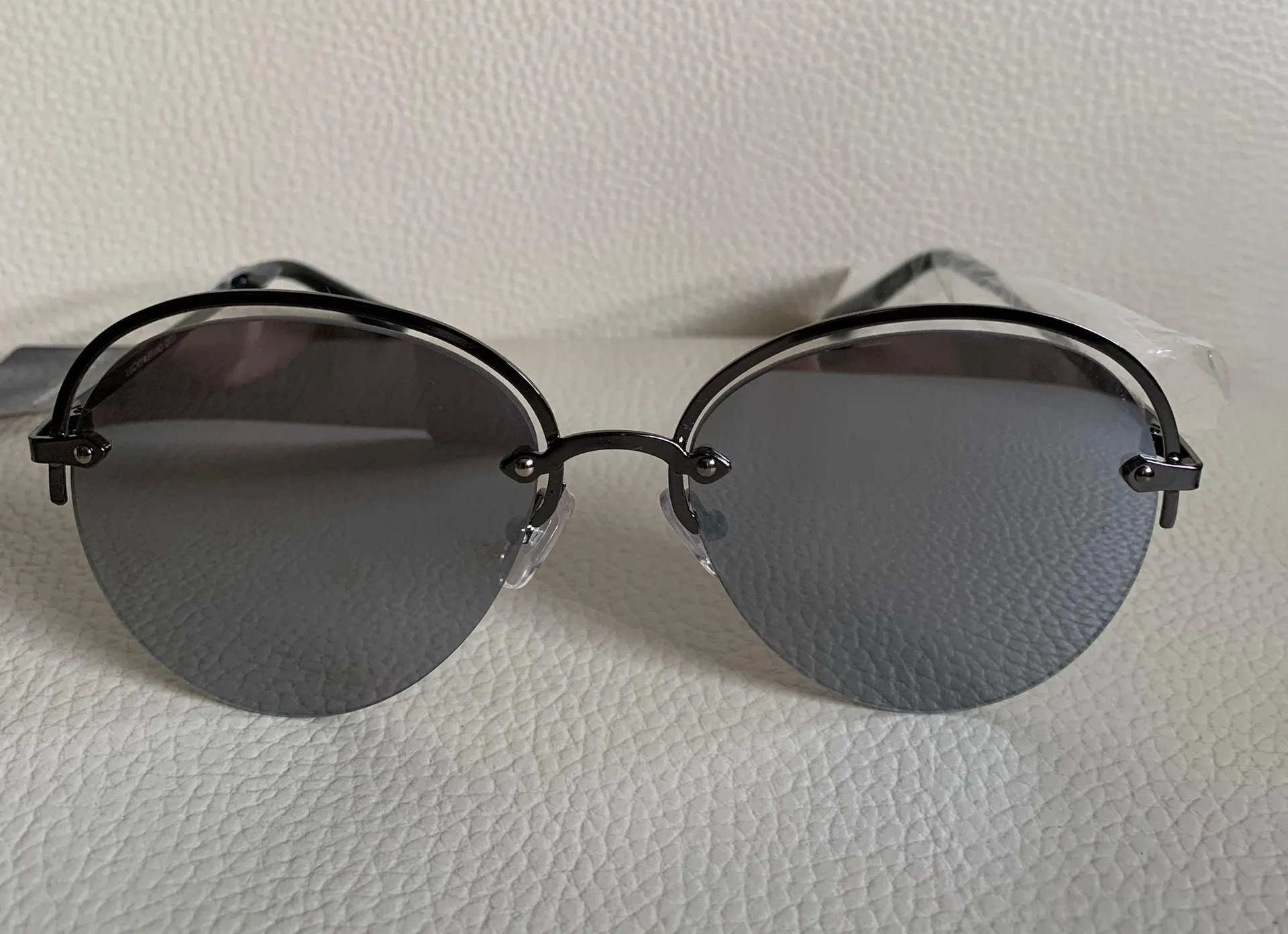 DE RIGO REM GUNMETAL MIRRORED SUNGLASSES - Image 2