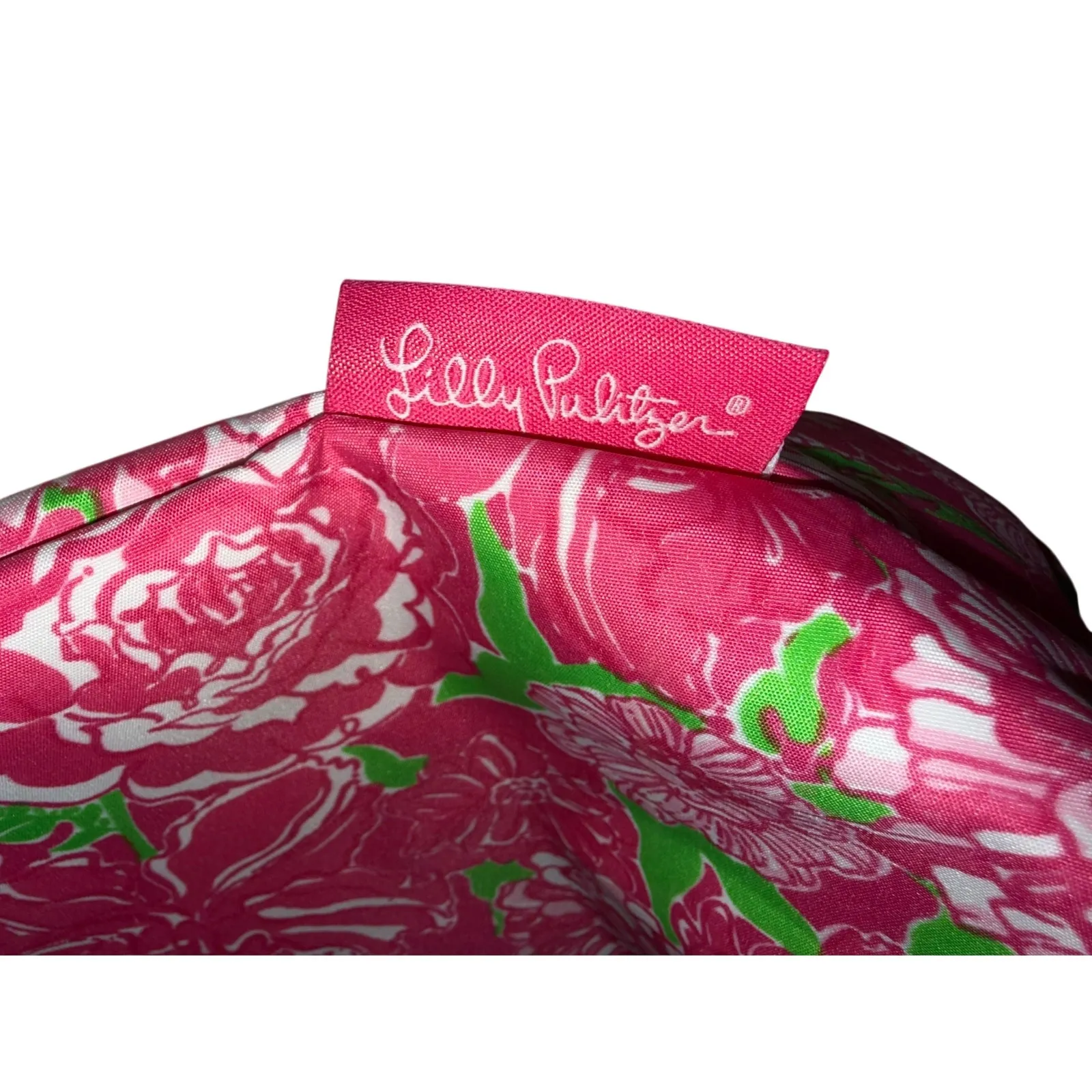 Lilly Pulitzer Pink Flower Insulated Tote Bag cooler with matching bottle opener - Image 3
