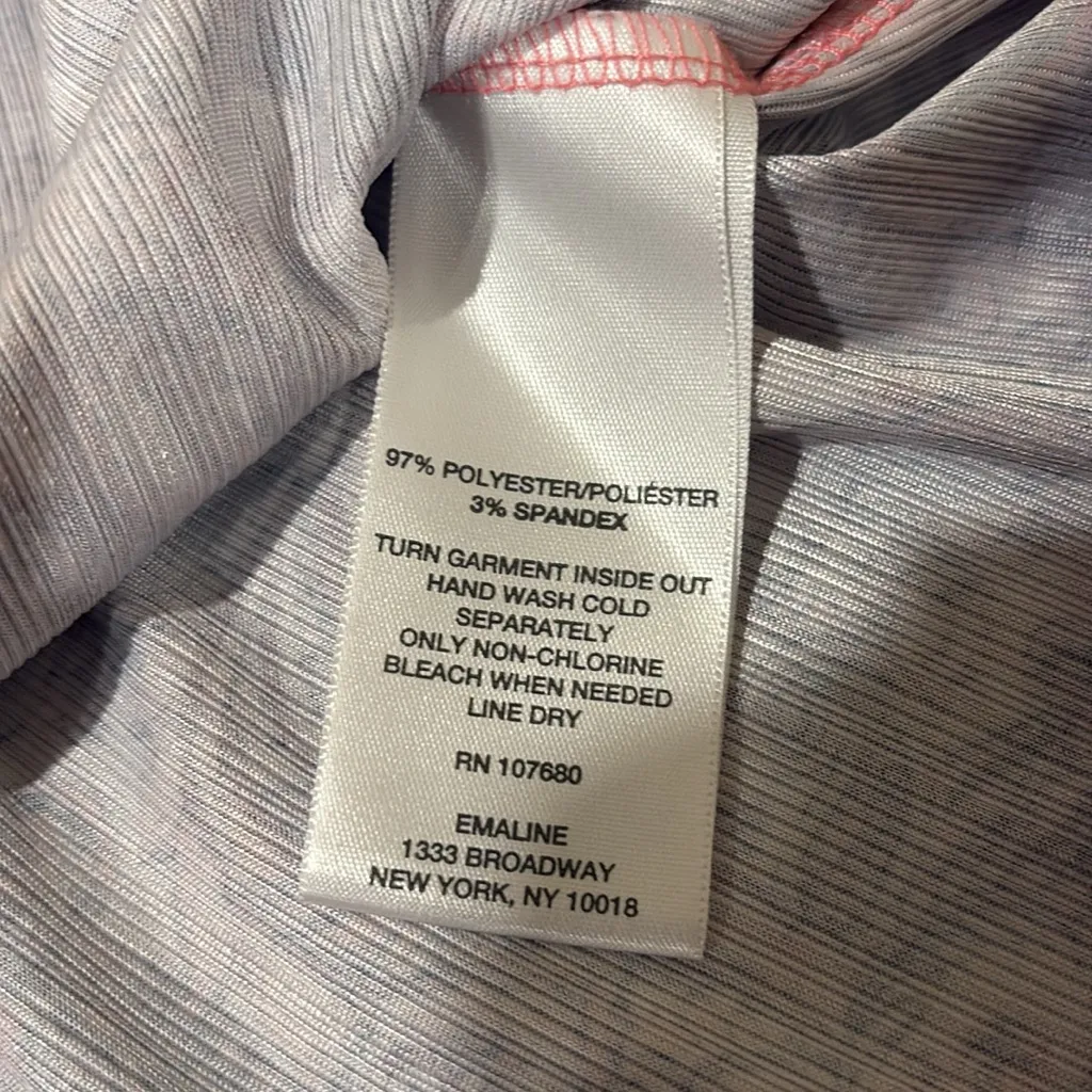 Emaline Petite Pink Paisley Front Tie-Front Blouse Top PL - Image 5