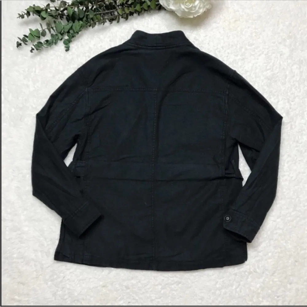 Free People XS Black Cargo Utility Jacket In Our Nature - Image 6