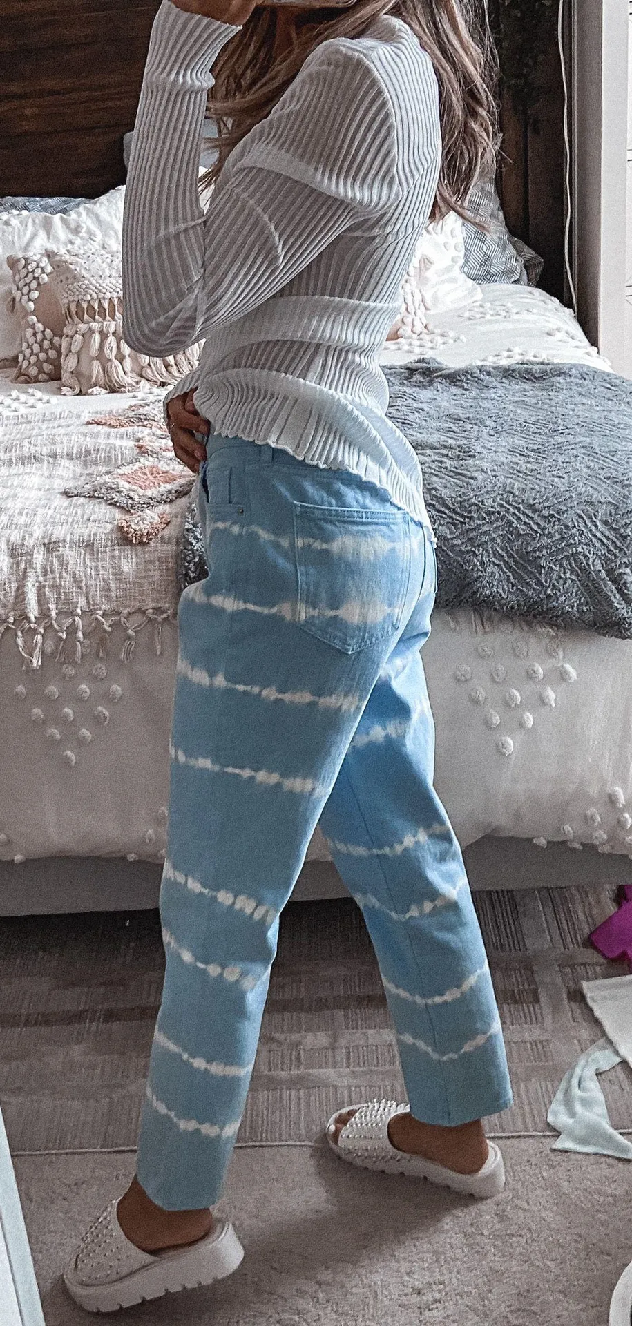 PacSun Patterned Mom Jeans  - Image 3