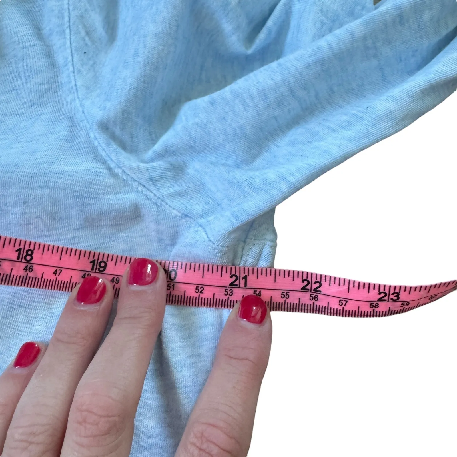 Frank & Eileen Tee Lab Essentials Jersey Button Down Shirt Light Blue Heather Size XS - Image 8