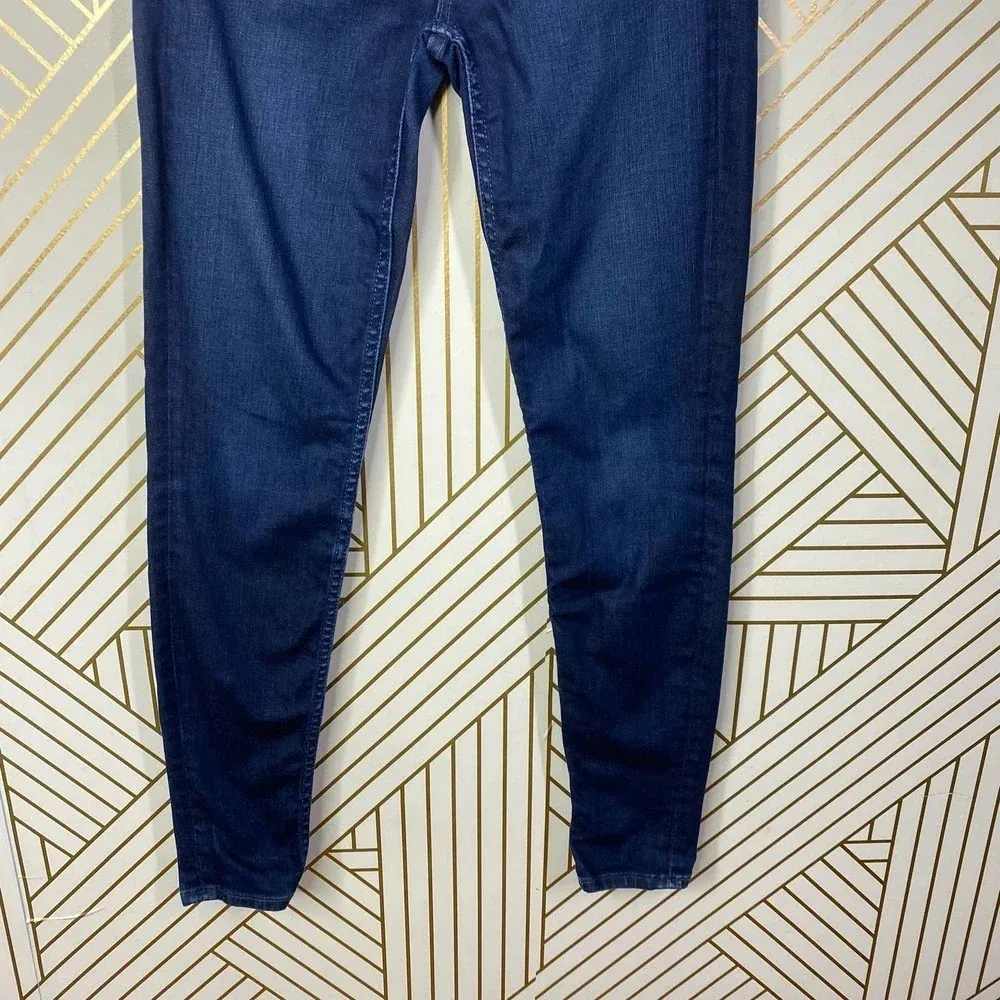 MCGUIRE 15A Newton Skinny Jeans in‎ Dark Wash Blue Size US 27 - Image 6