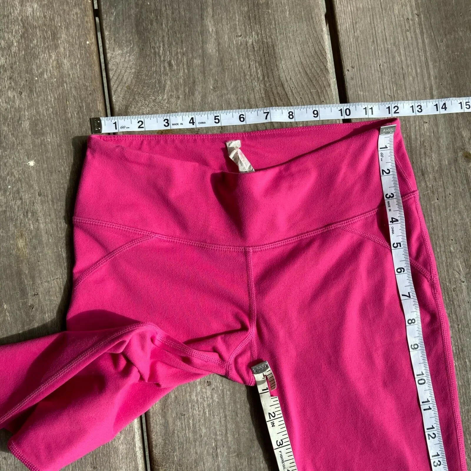 Fabletics Womens‎ Leggings Size XS Lima Capri Workout Hot Pink Raspberry Active - Image 7
