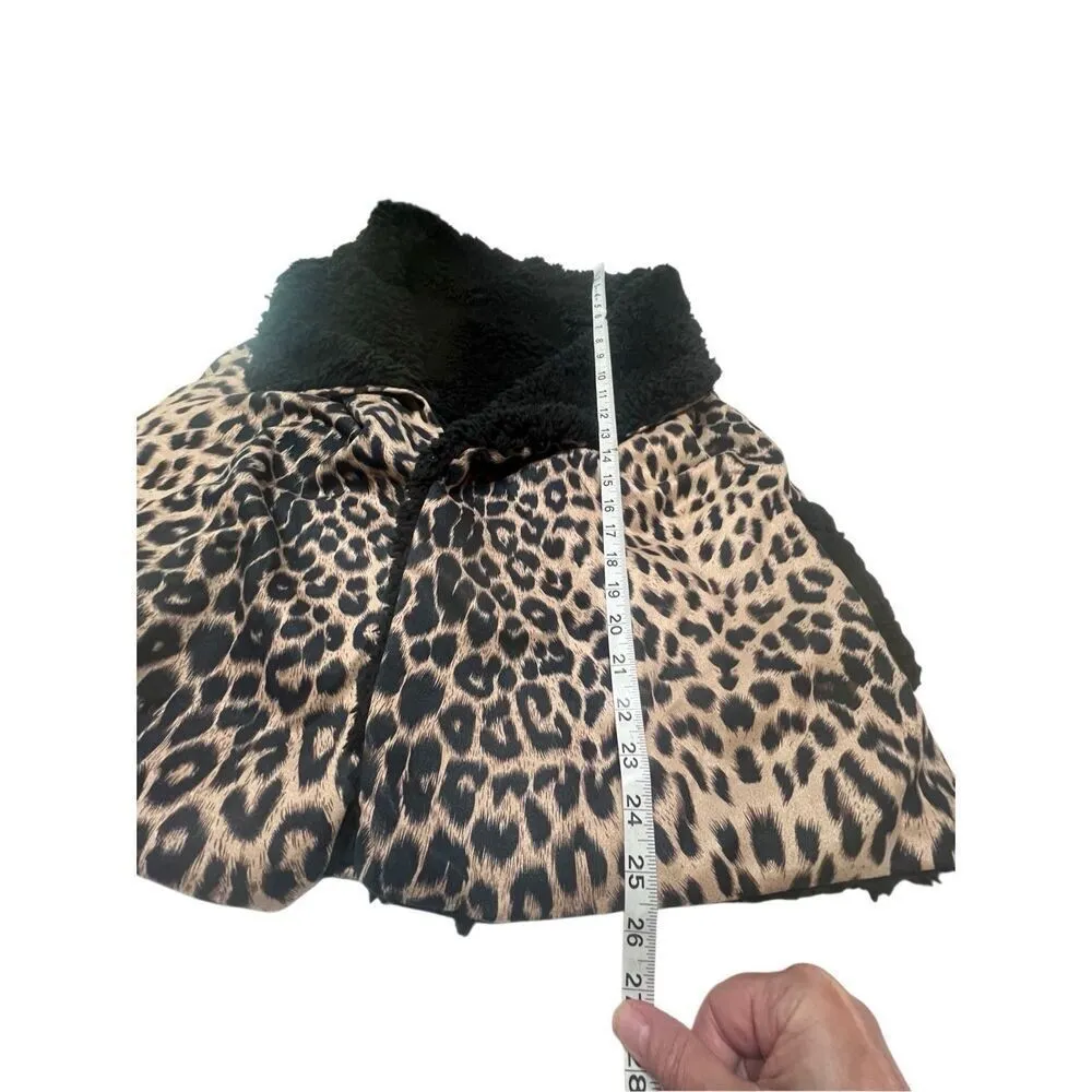 Love of Fashion Animal Print Open Vest poncho One Size NWT Black - Image 7