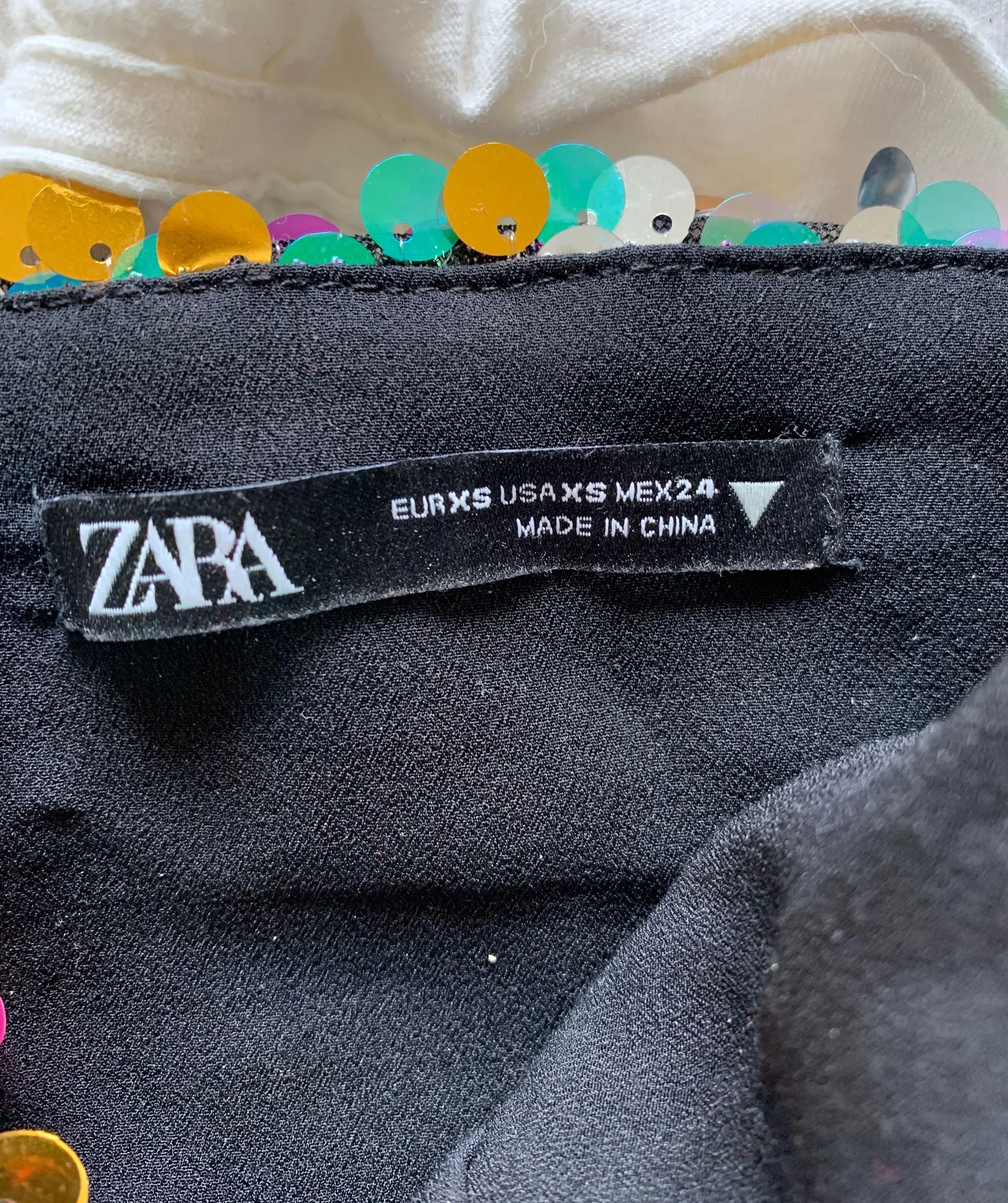 ZARA Sequin Crop Top - Image 5