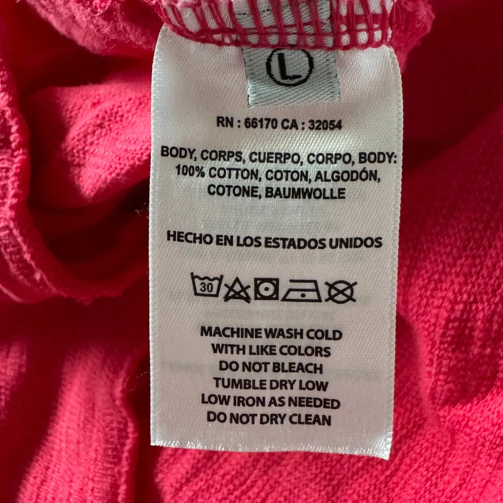 Anthropologie T. La Pink Cropped Top Long Sleeve Size Large NWOT - Image 6