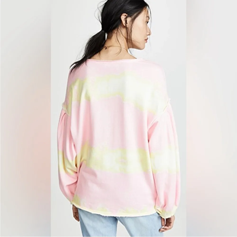 Free People Feels Right Tie Dye Sweatshirt in Tulip - Image 15