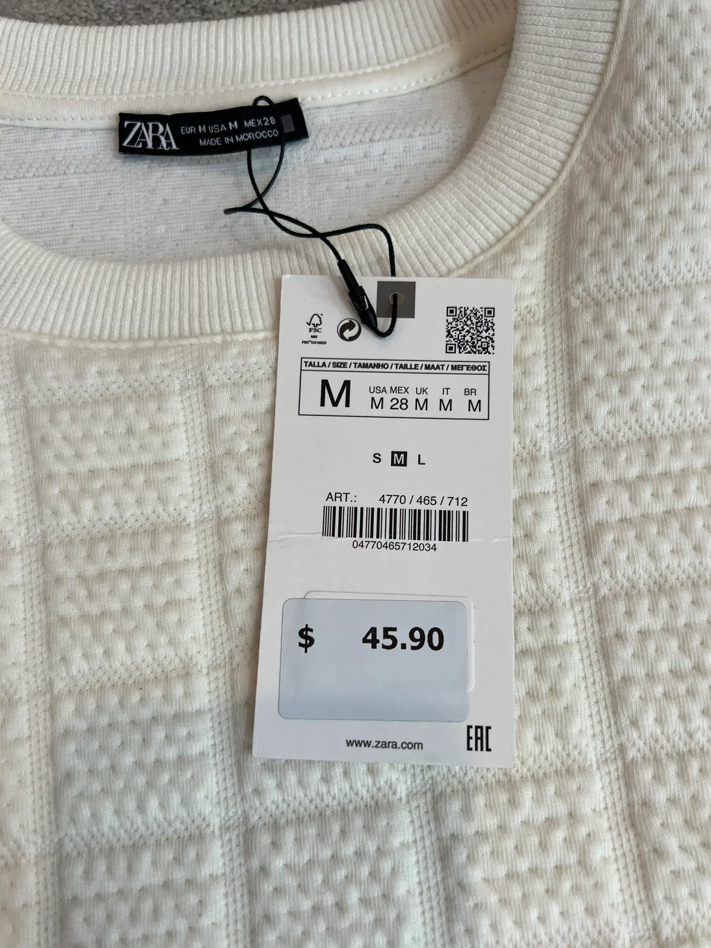 ZARA Quilted  Sweater - Image 3