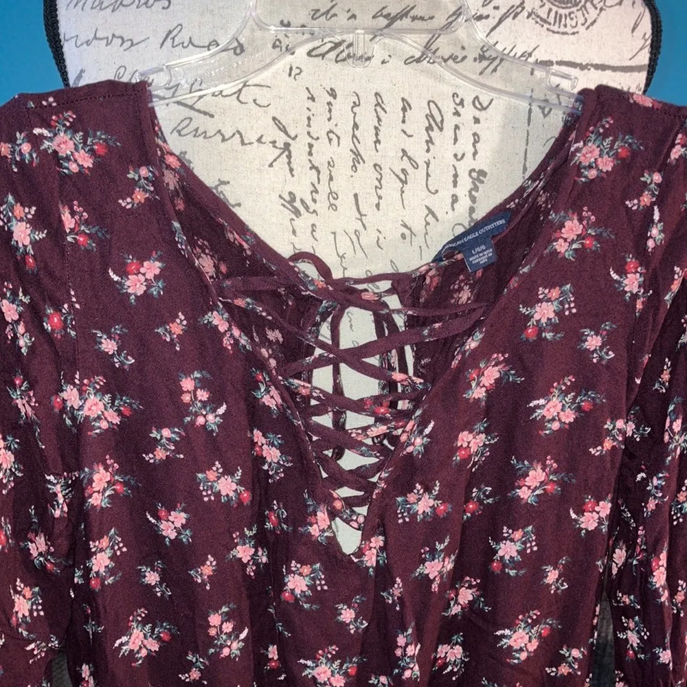 American Eagle Back Tie Romper, Large - Image 3