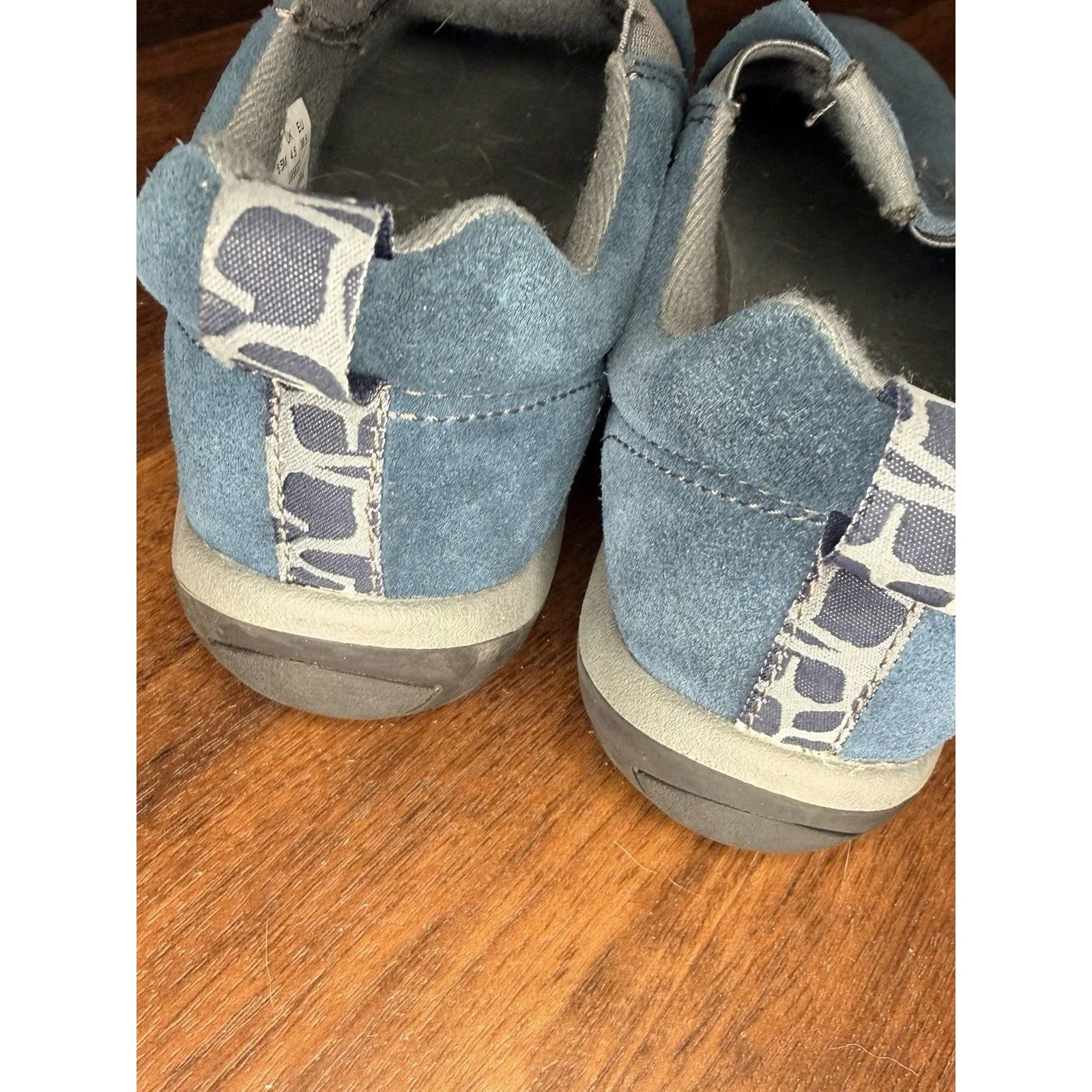 Merrell Jungle Moc in Blue Teal Suede Size 5.5 EUC!! - Image 4