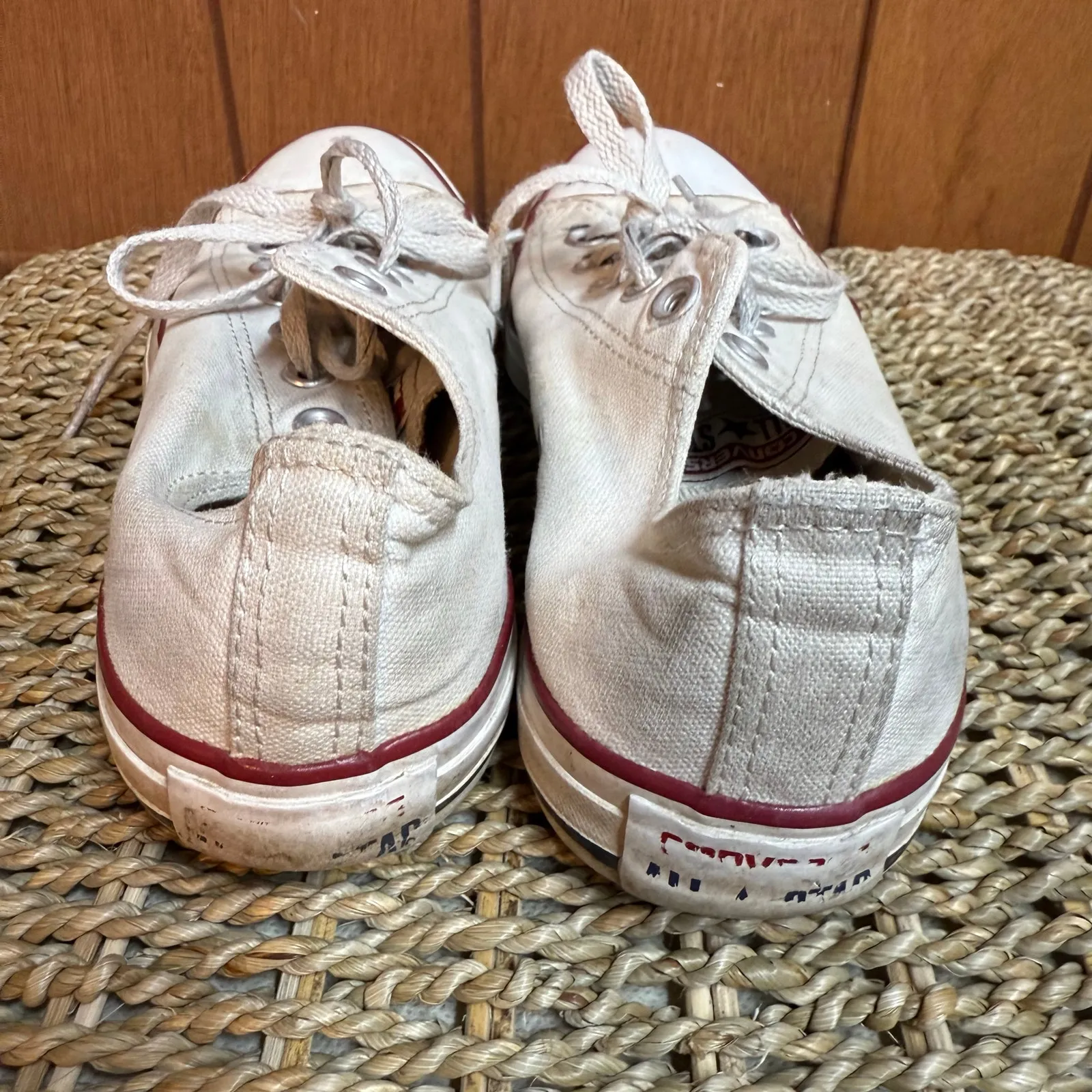 Converse All Star Women’s 7 Men’s 5 White Sneakers Tennis Shoes Retro Casual - Image 6