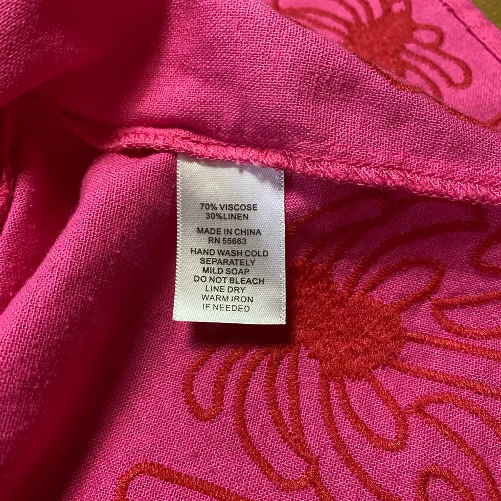 For Cynthia  Embroidered with pockets szL NWT - Image 4