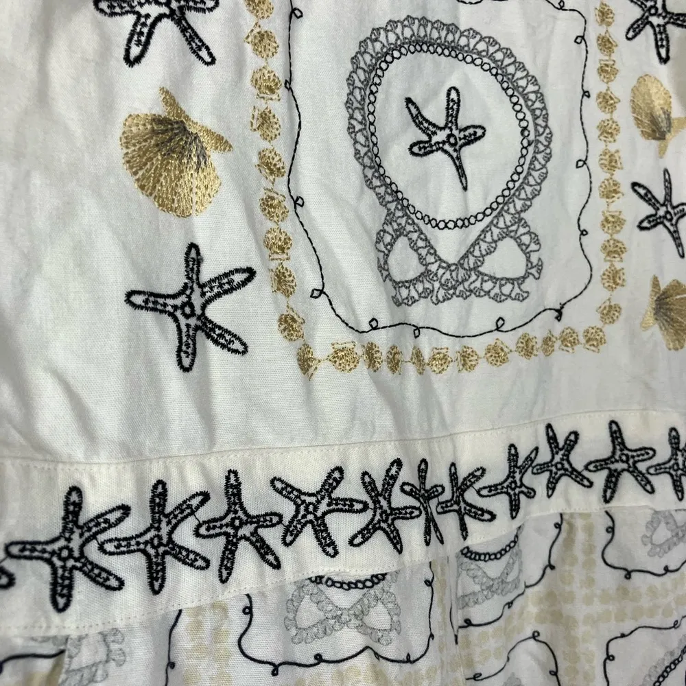 Asos Never Fully Dressed White Starfish Jumpsuit Size 4 - Image 7