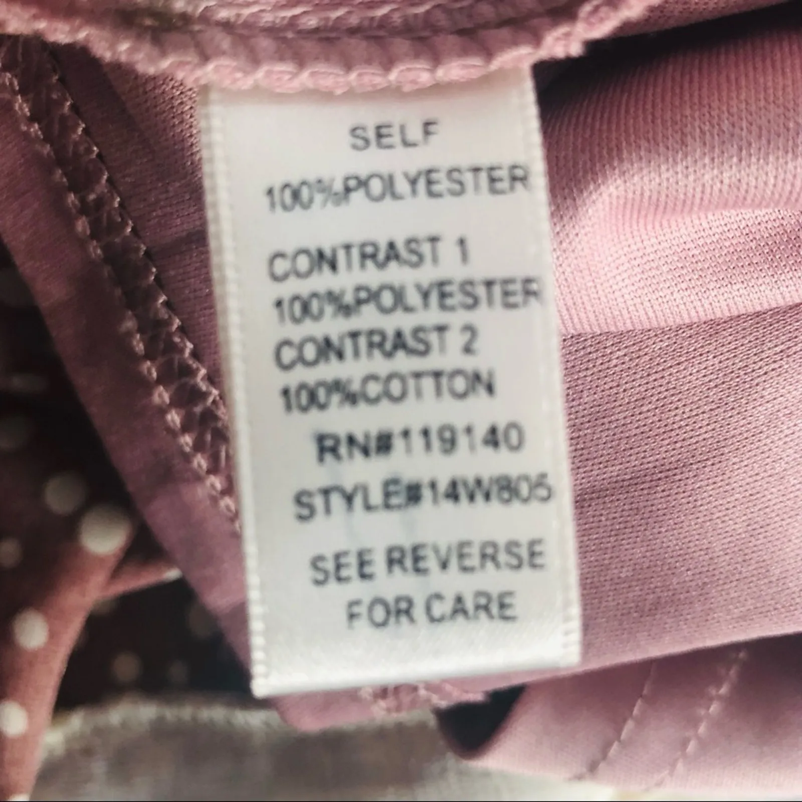 Double Zero Tan Polka Dot Sleeveless Belted Dress Medium - Image 13