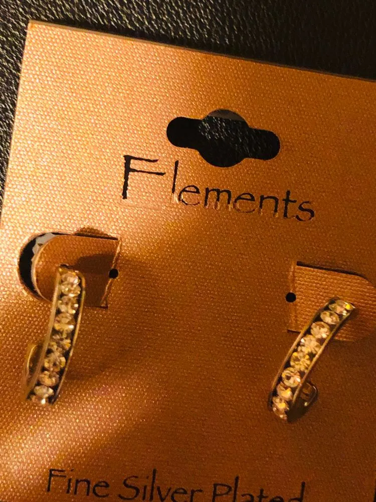 Elements Fine Silver Plated Earrings - Image 4