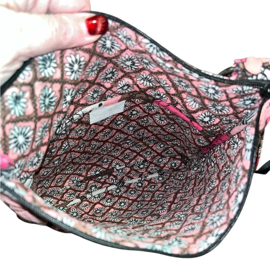 Vera Bradley Mini Hipster Crossbody in Retired Print Mocha Rouge - Image 9