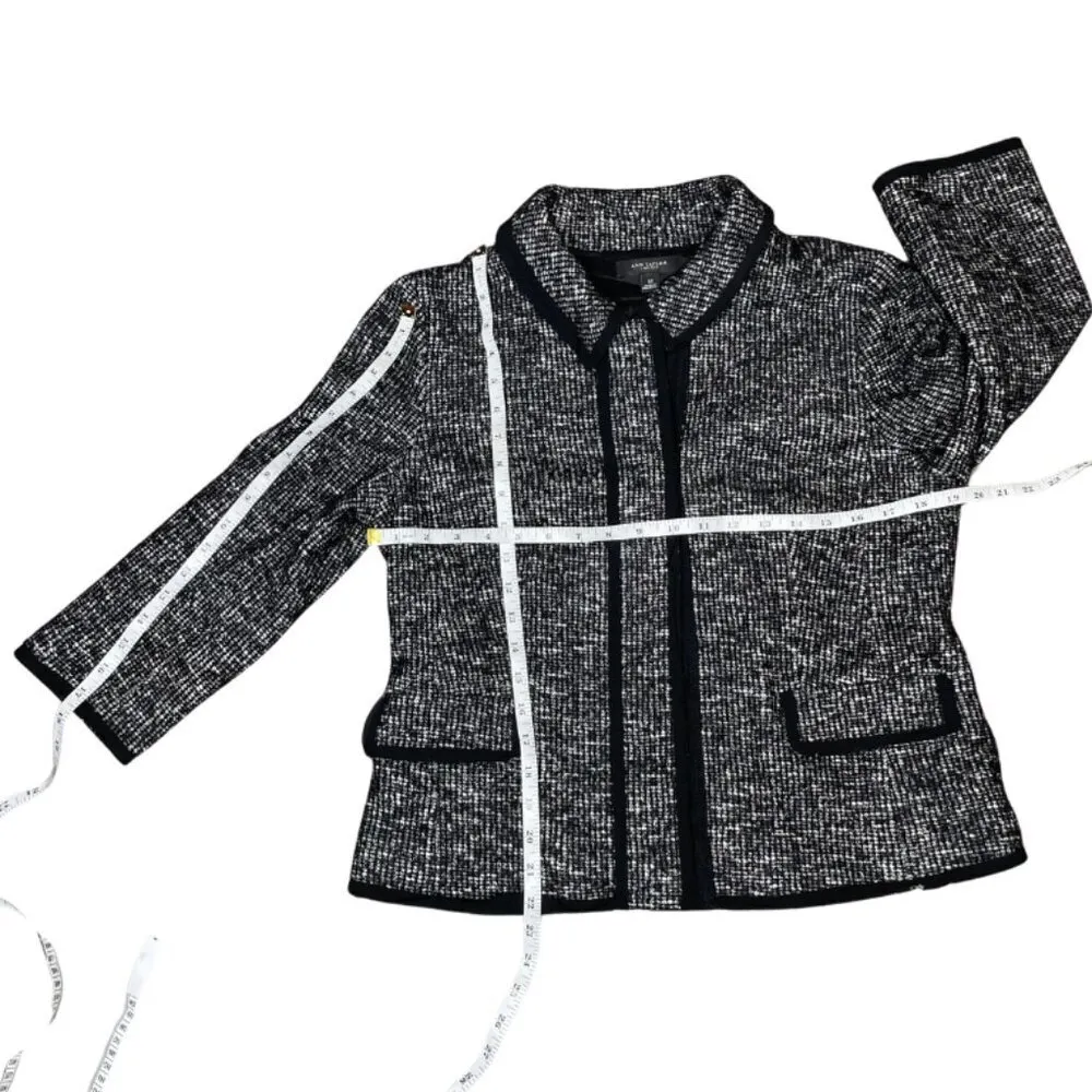 Tweed Wool Boutonniere Blazer Jacket Academia Old Money Career 12 - Image 4