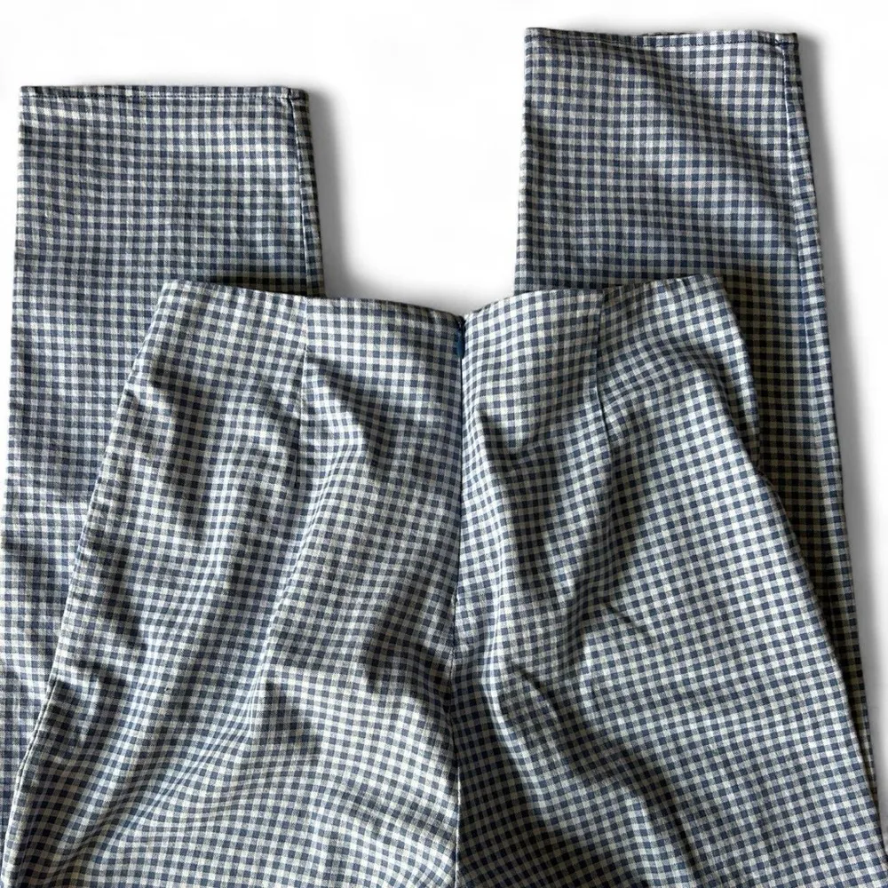 Lulus “Follow The Sun” Gingham Crop Pants | Blue & White | Size M 💙☀️ - Image 8