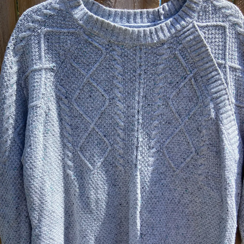 Ruff Hewn Speckled Gray Knit Sweater - Image 2