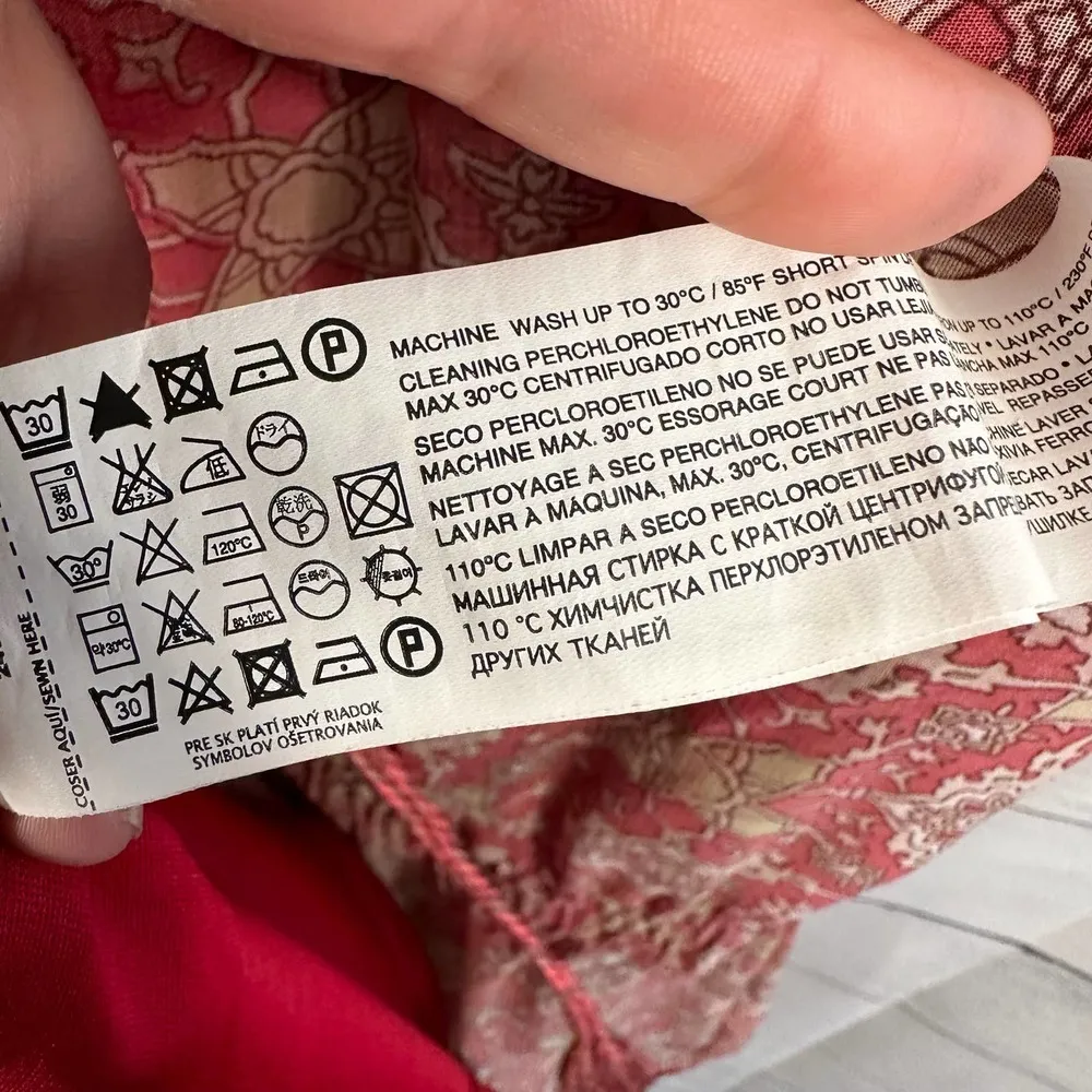 Mng Mango Suit Womens size 6 Drop Waist Sleeveless Beaded Day Mini Dress Red - Image 10