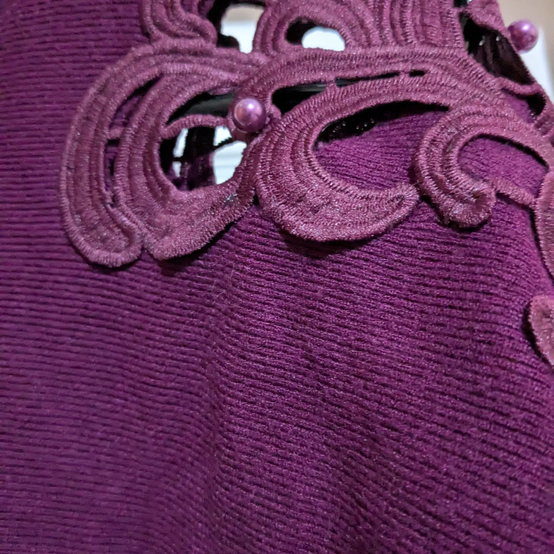 Luna Purple Women's Blouse XL - Image 5