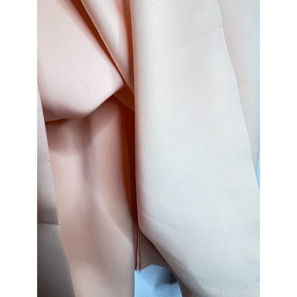 Women's elegant dress Barbie core bubble sleeve party midi light pink dress 6. - Image 6