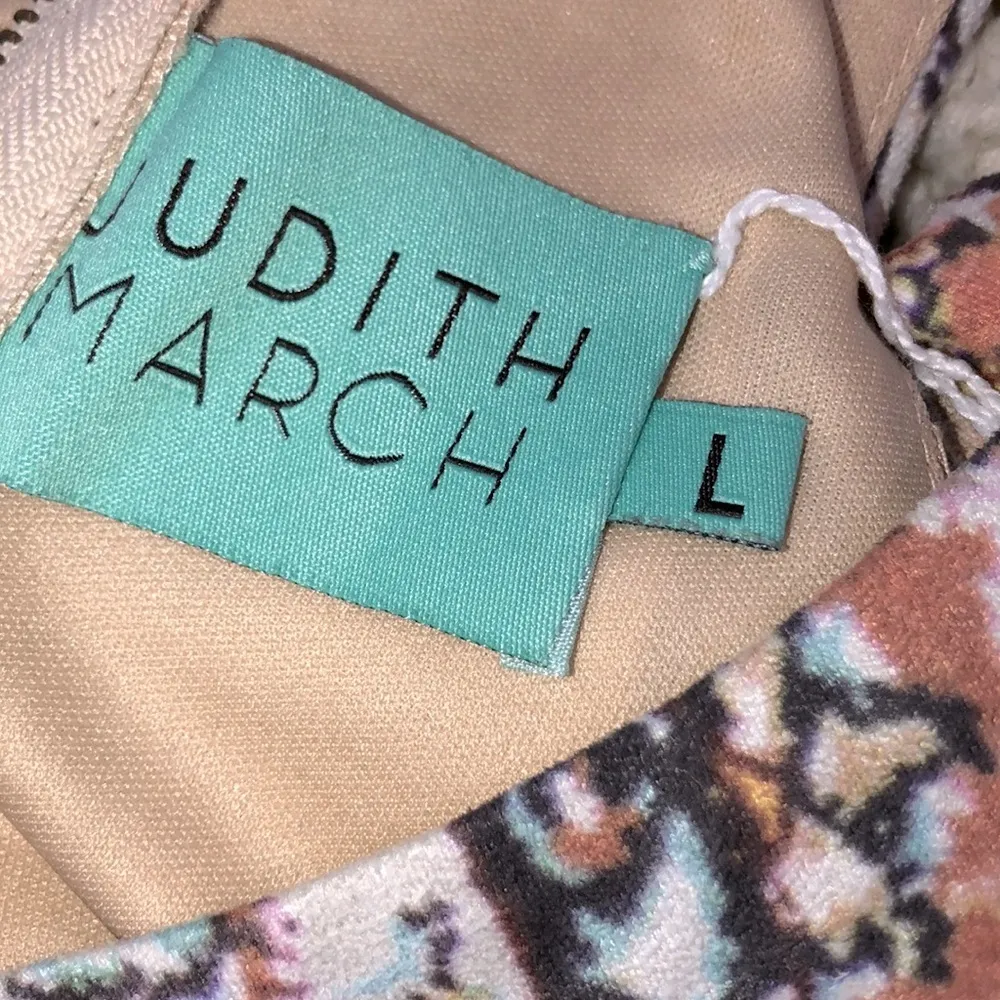 JUDITH March size large floral boho trapeze dress - Image 4